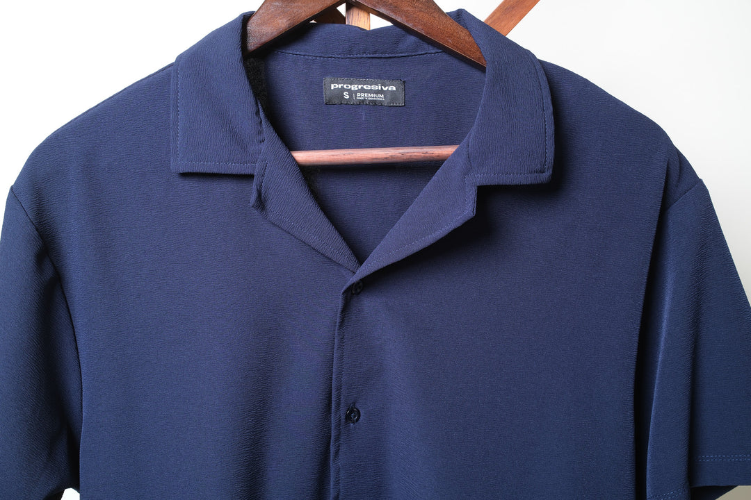 Camisa Guayabera - azul