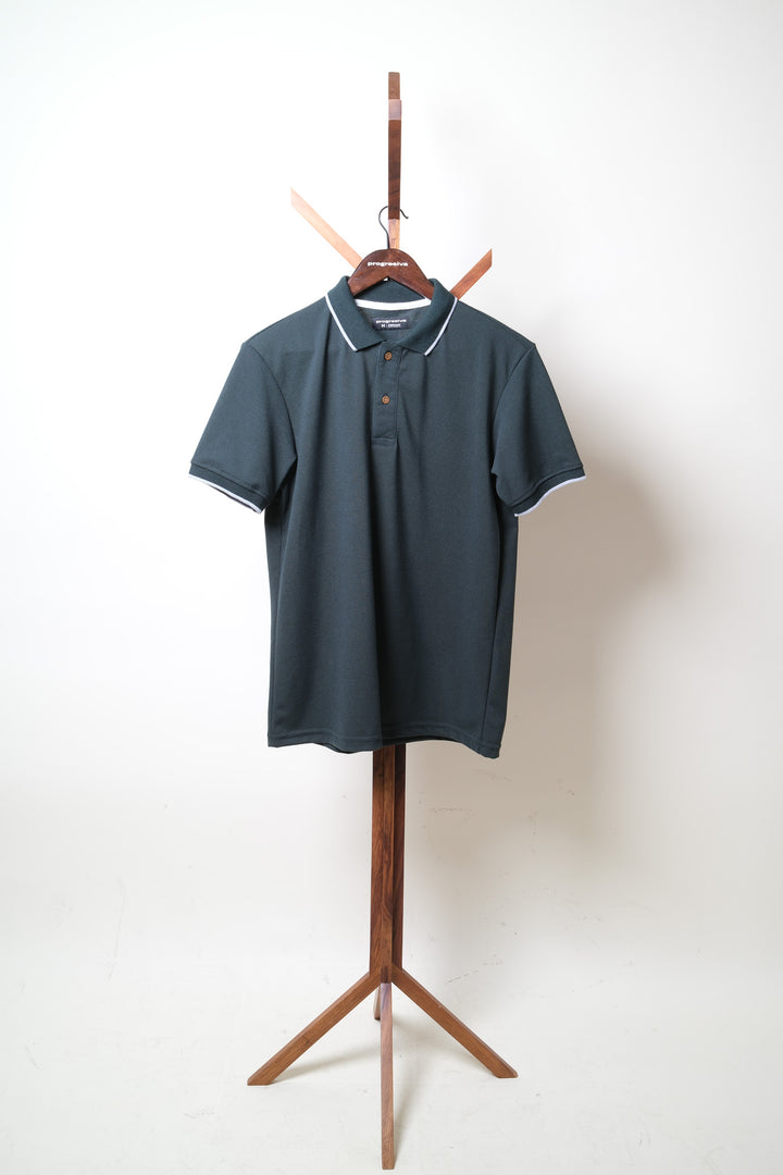 Playera Tipo Polo - verde