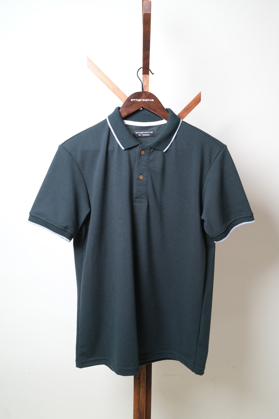 Playera Tipo Polo - verde