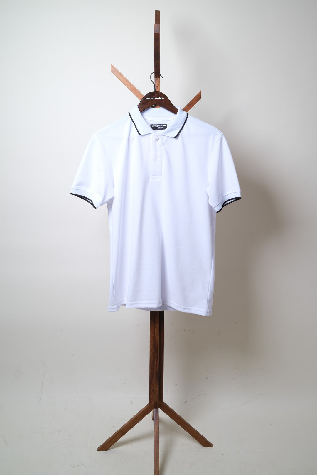 Playera Tipo Polo - blanca