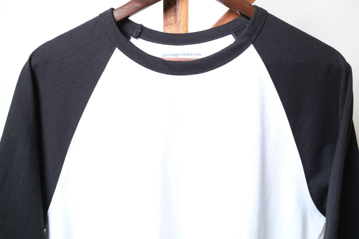 Playera Oversized - blanco y negro