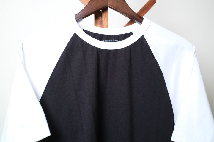 Playera Oversized - negro y blanco