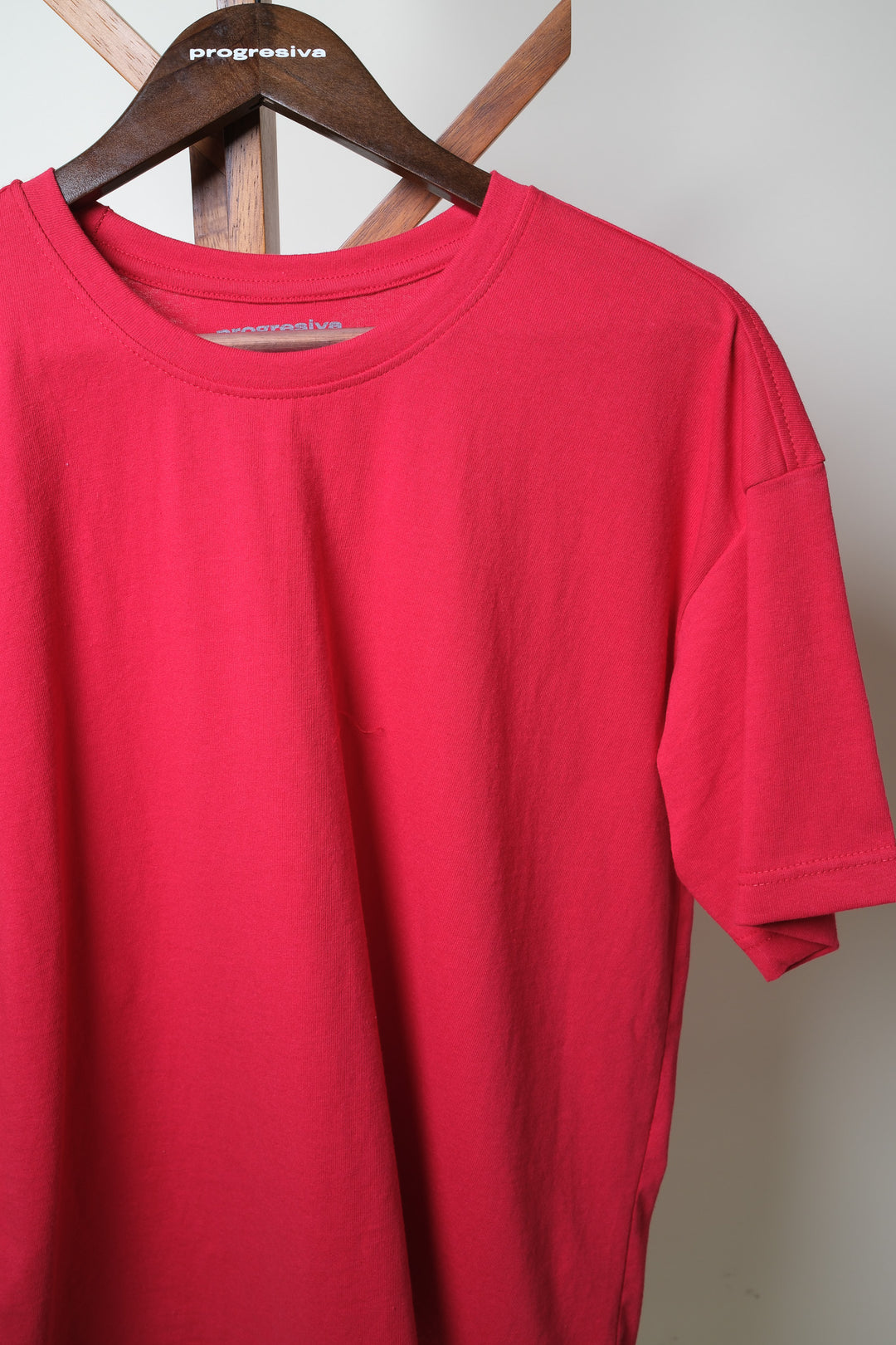 Playera Oversized - rojo