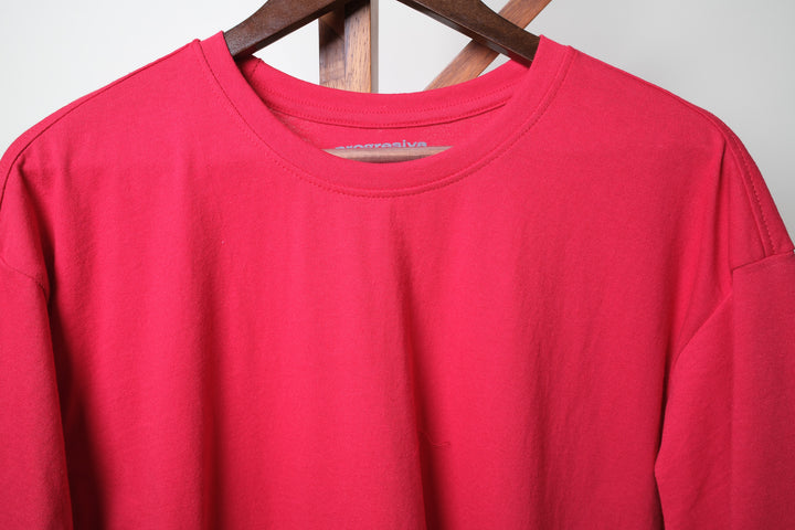 Playera Oversized - rojo