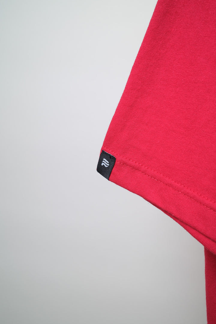 Playera Oversized - rojo