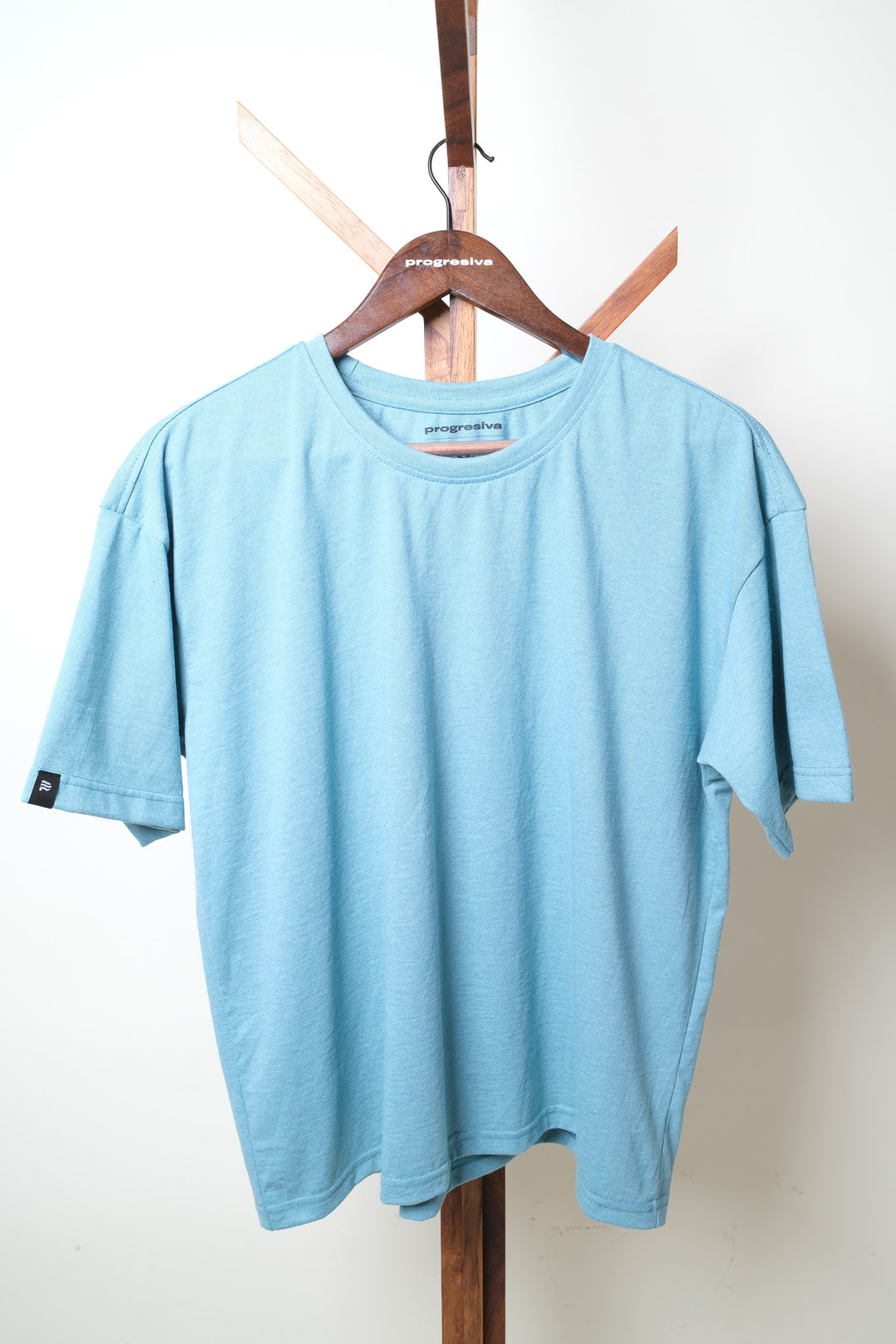 Playera Oversized - aqua