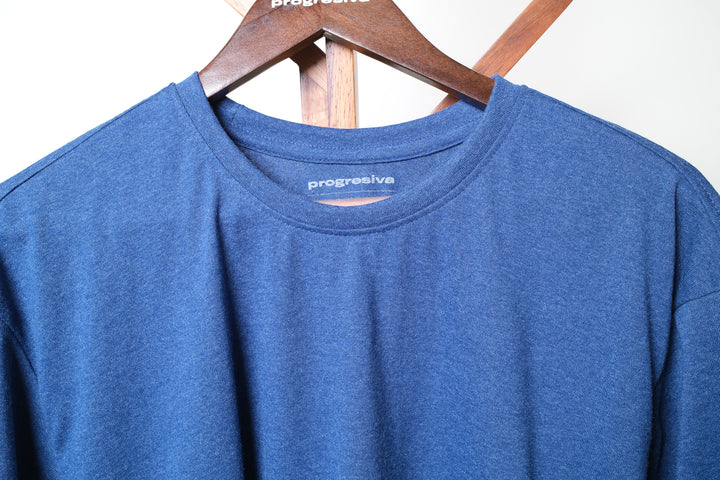 Playera Oversized - azul