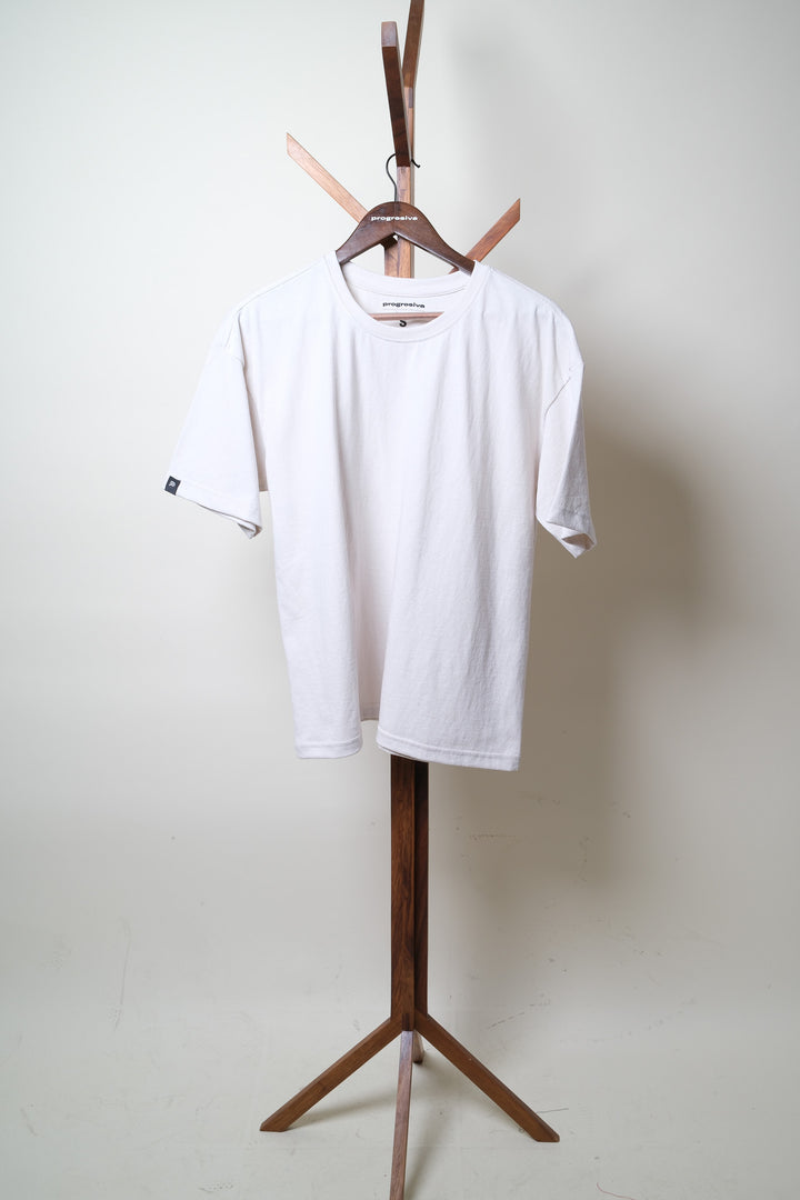 Playera Oversized - crema