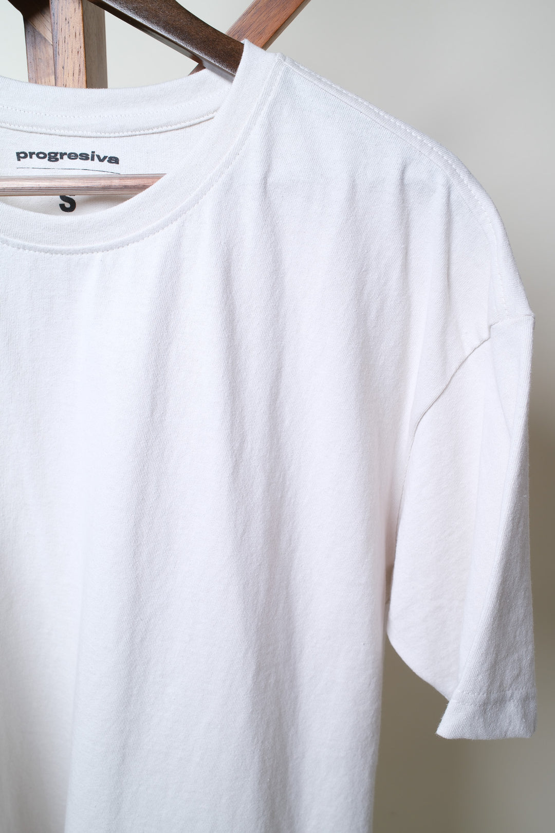 Playera Oversized - crema