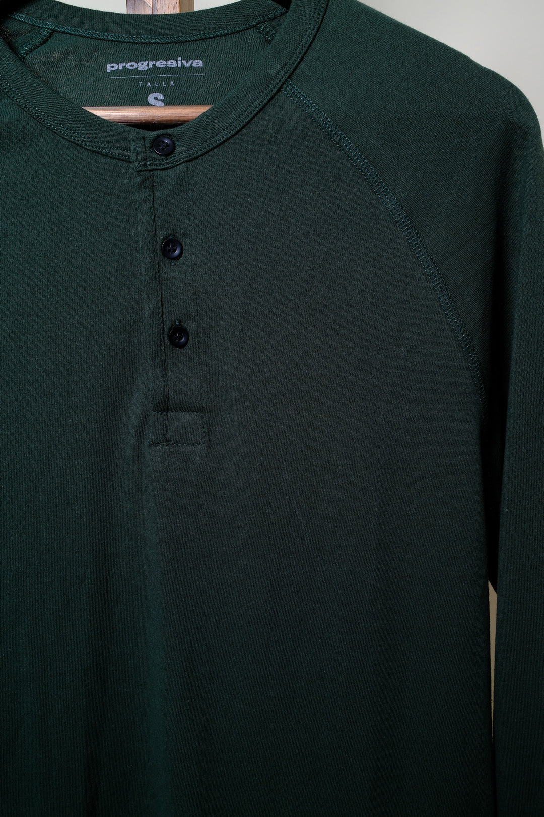 Playera Manga Larga- Verde