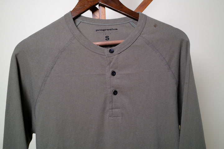 Playera Manga Larga- Verde claro
