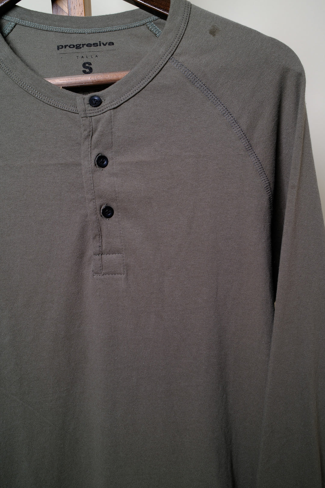 Playera Manga Larga- Verde claro
