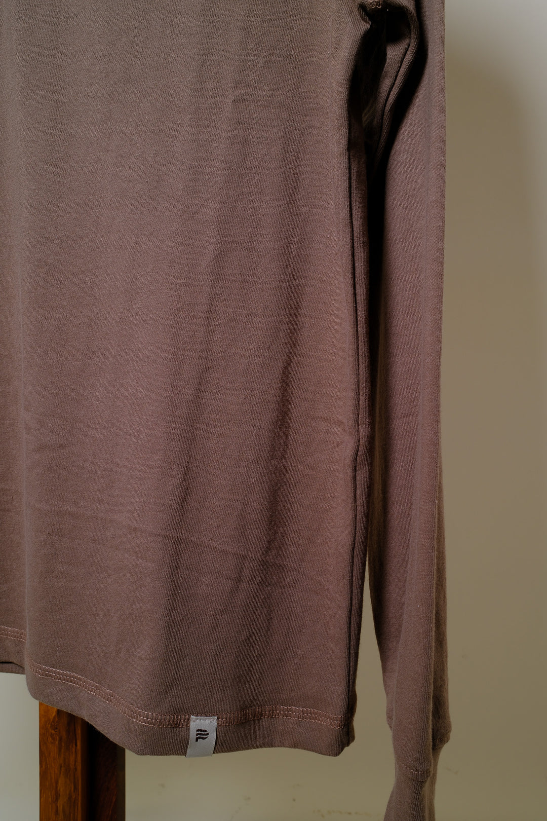 Playera Manga Larga- café