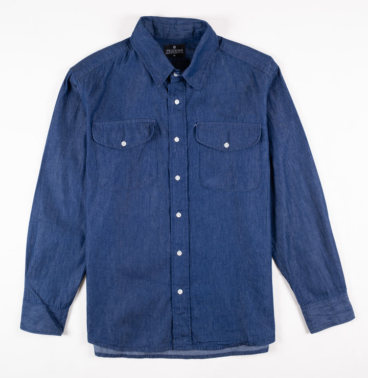 Camisa de Lona - Azul