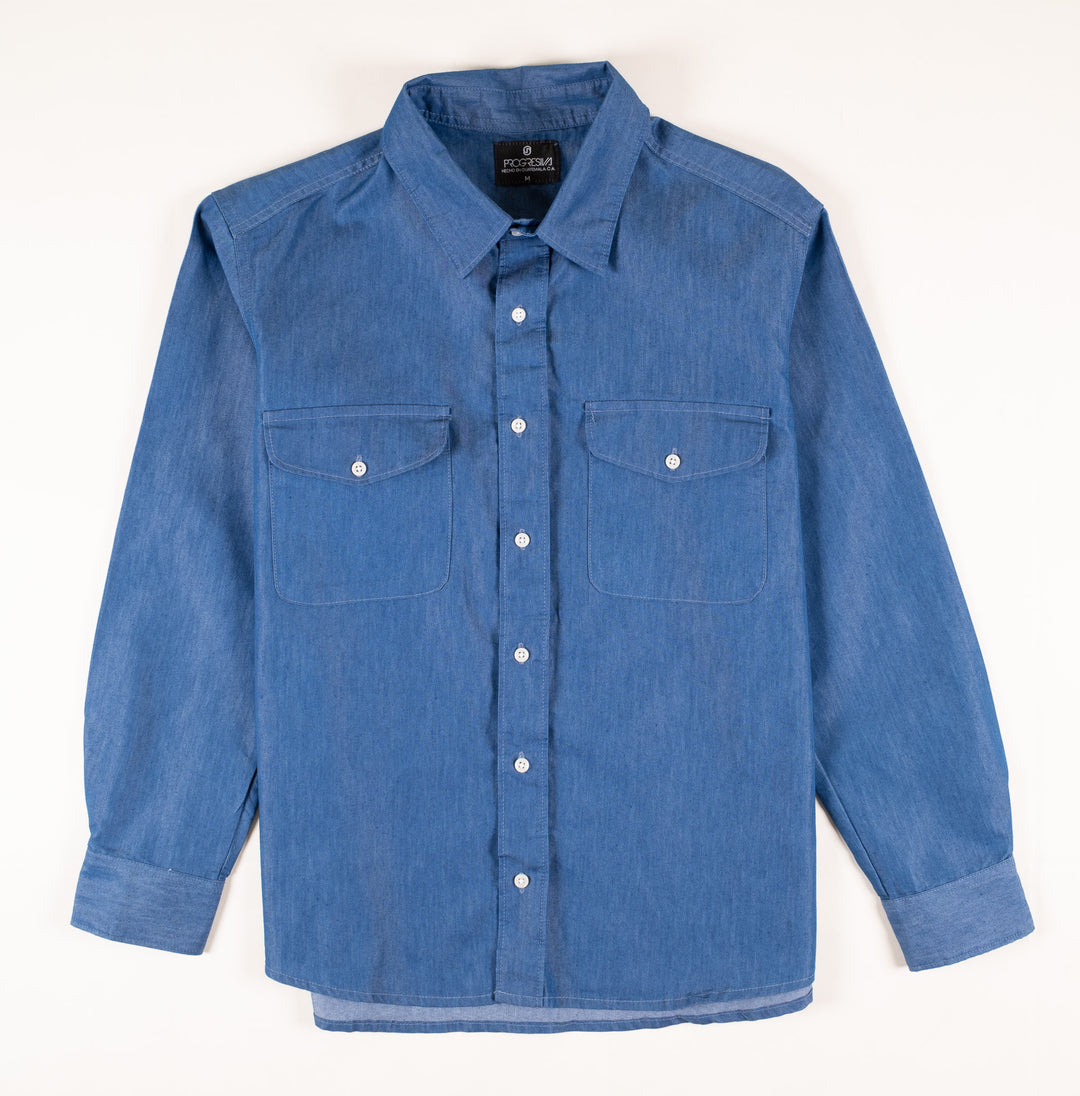 Camisa de Lona - Azul claro