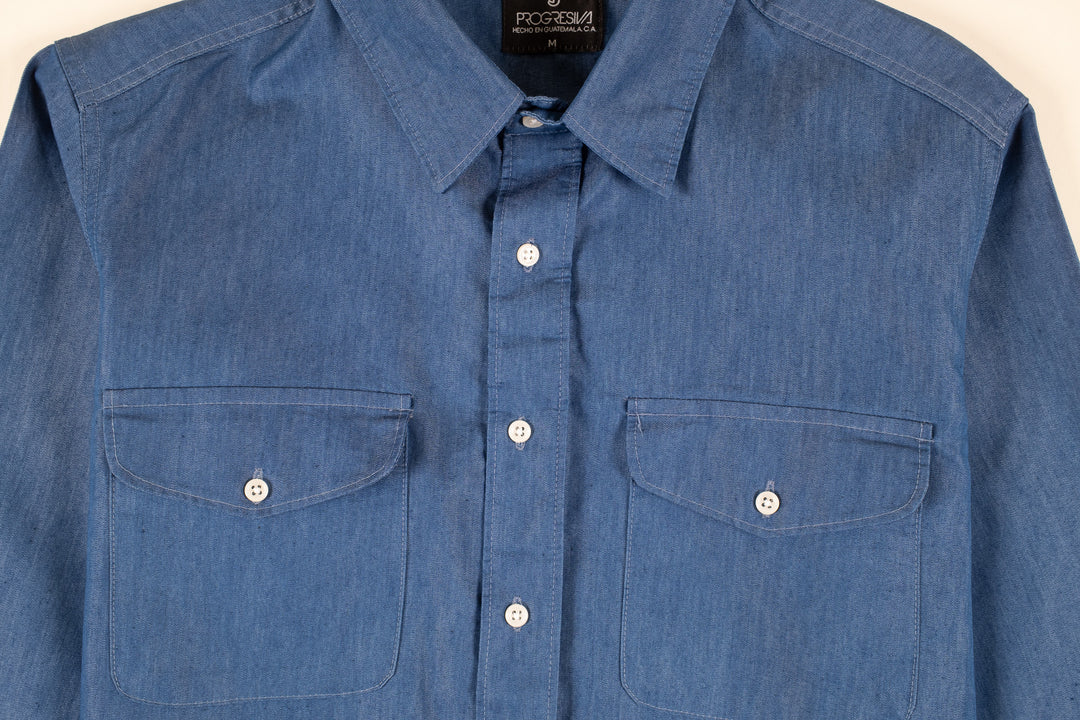 Camisa de Lona - Azul claro