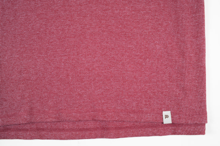 Playera Oversized Fit  - Palo Rosa