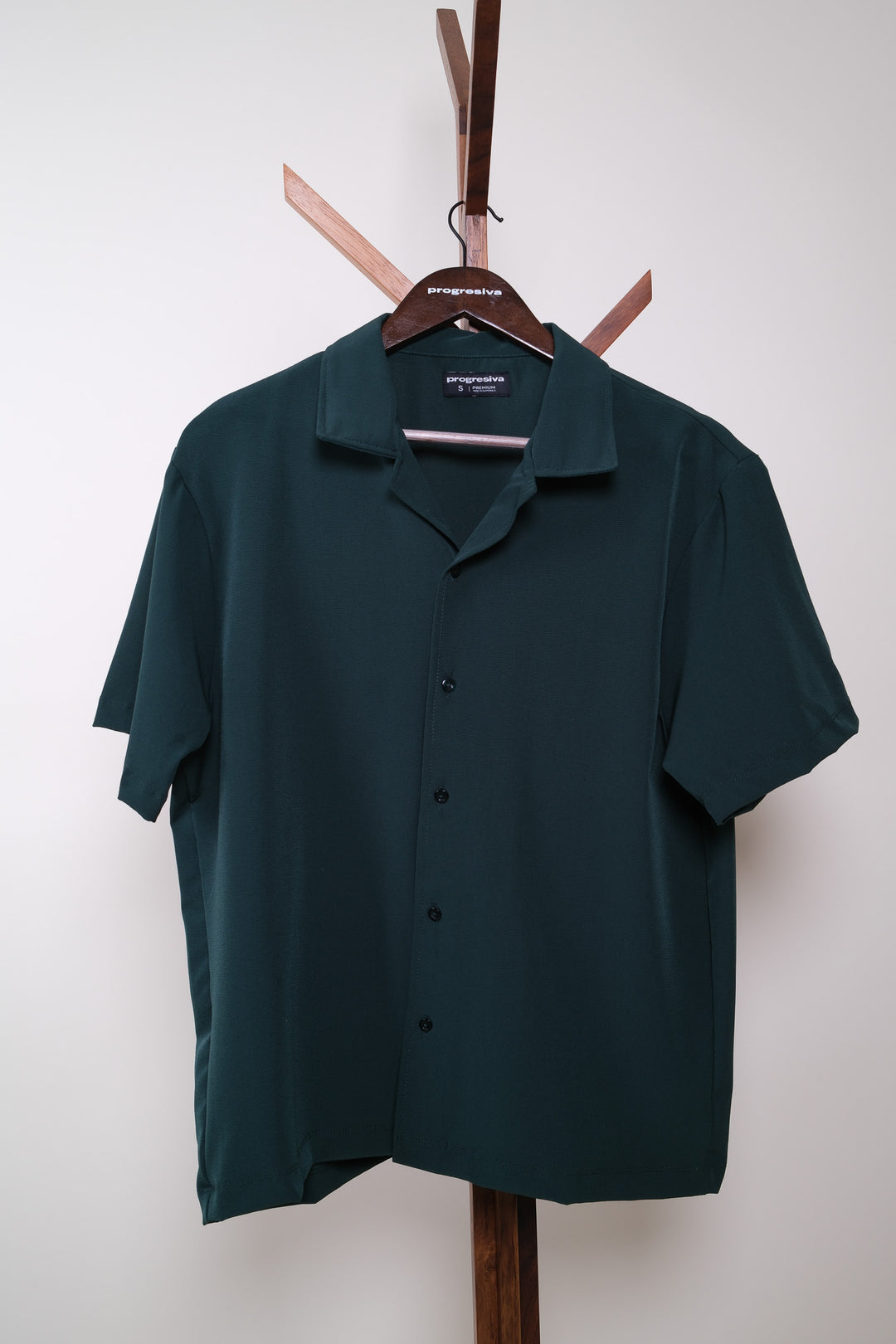 Camisa Guayabera - verde botella