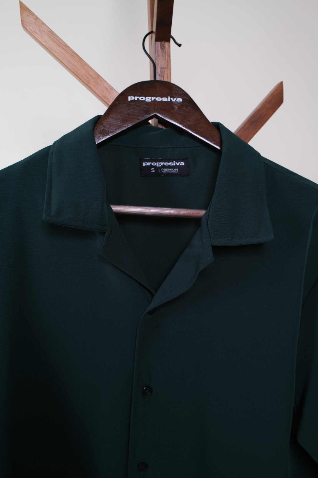 Camisa Guayabera - verde botella