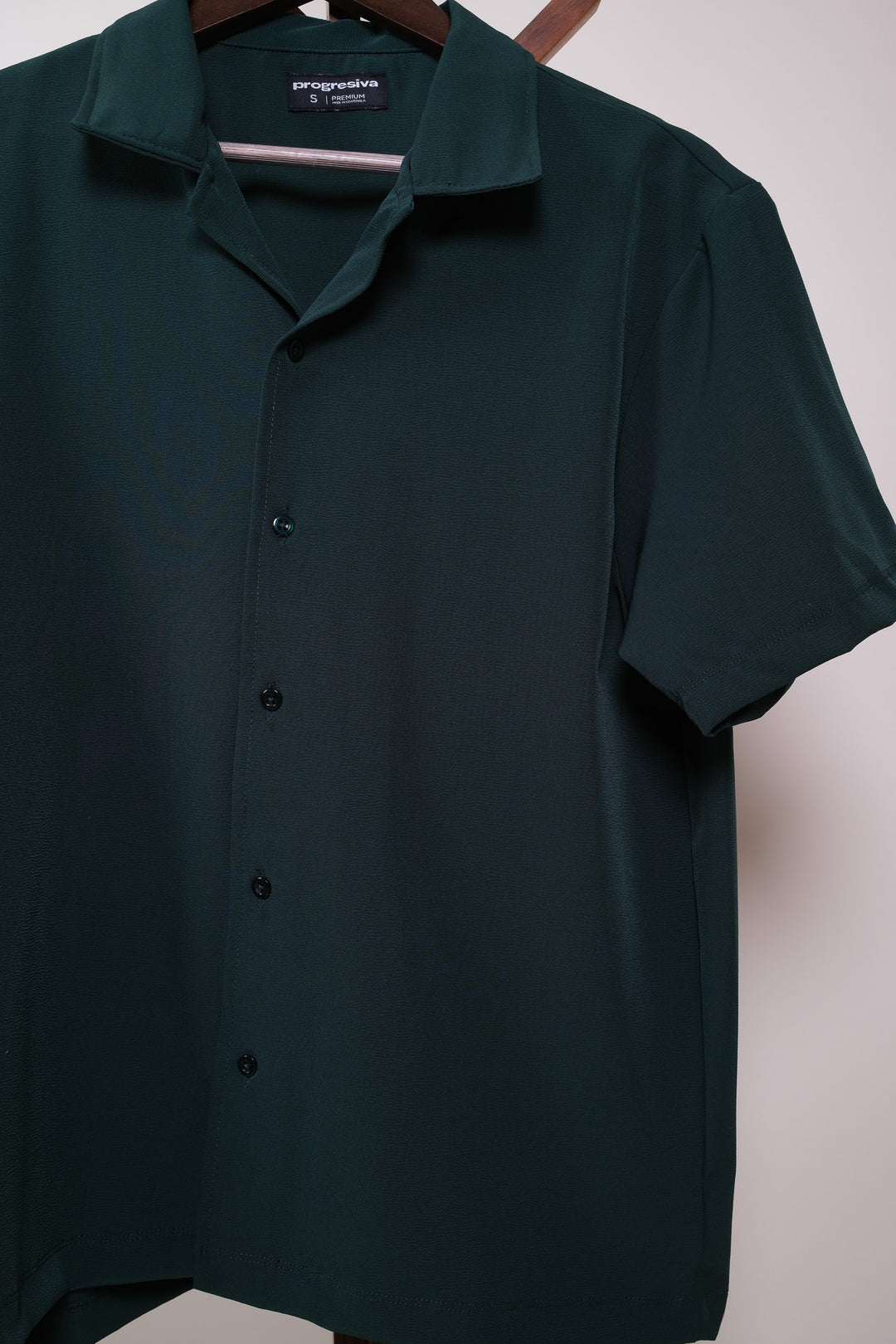 Camisa Guayabera - verde botella