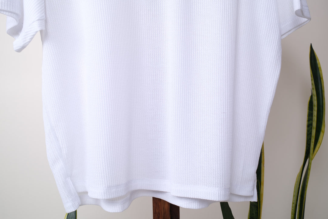 Playera Oversized Fit - blanca