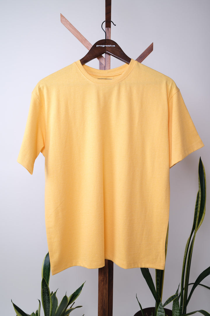 Playera Oversized Fit - amarillo