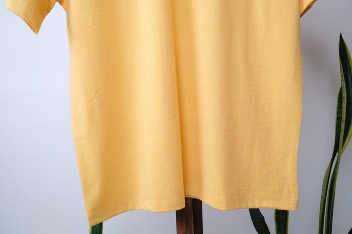 Playera Oversized Fit - amarillo