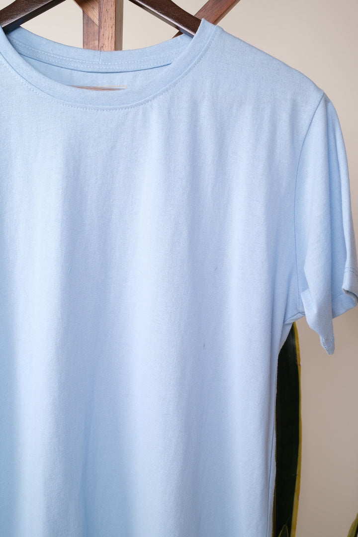 Playera Slim Fit - celeste