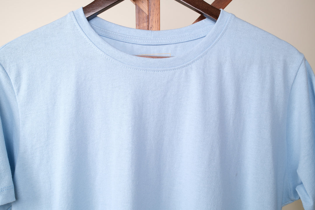Playera Slim Fit - celeste