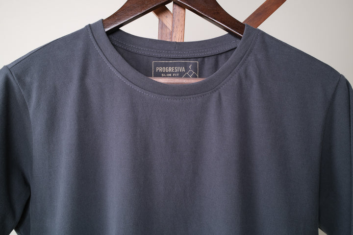 Playera Slim Fit - gris oscuro