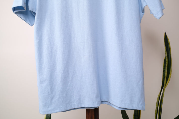 Playera Oversized Fit - celeste