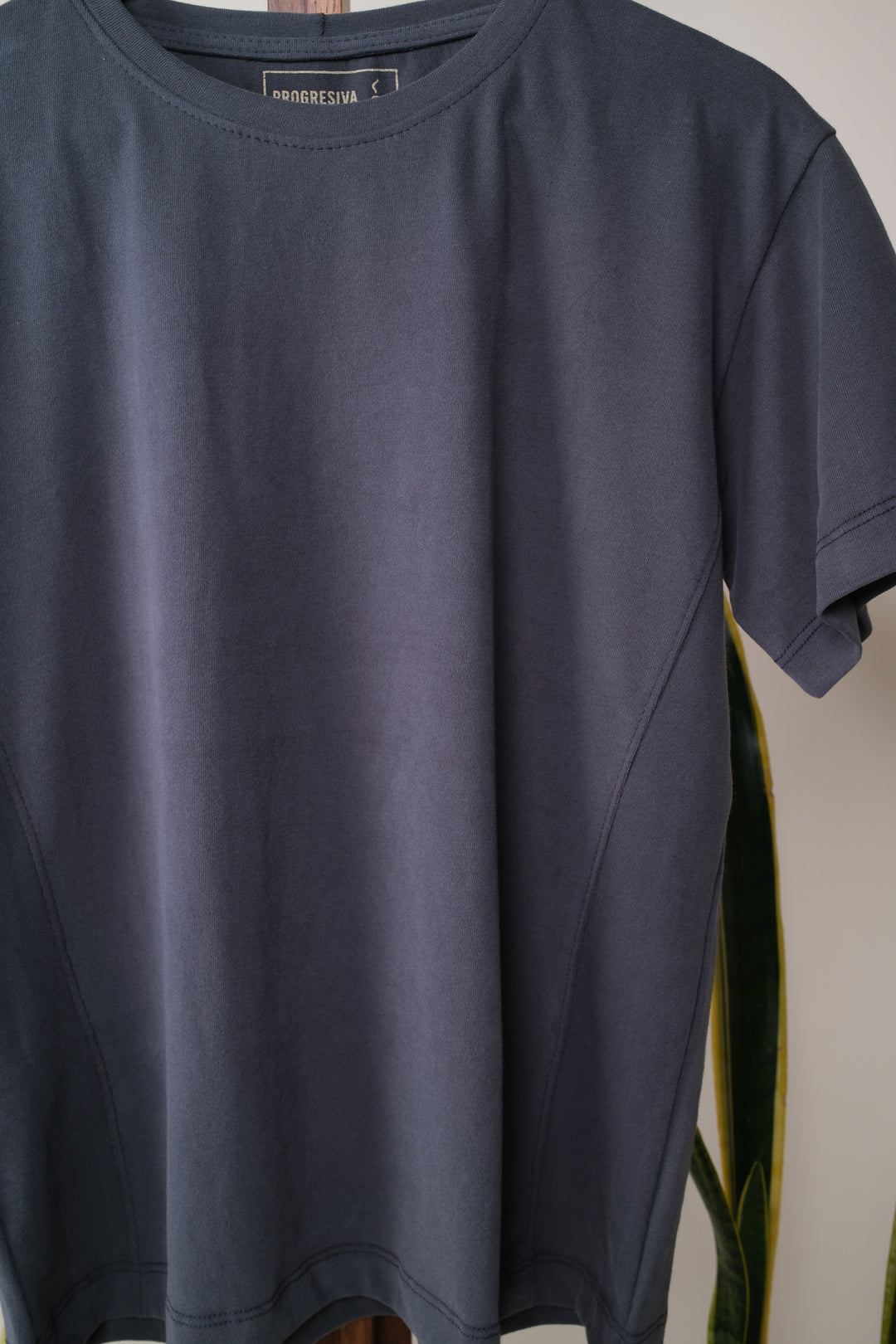 Playera Oversized Fit - gris oscuro