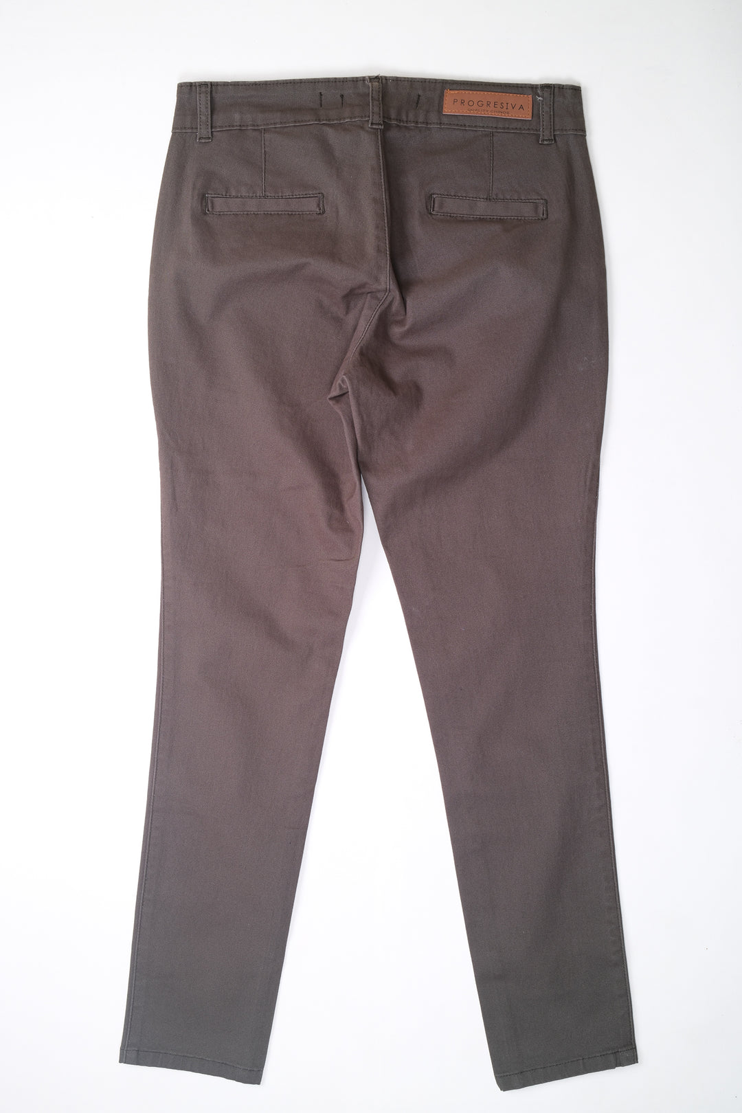 Pantalón de gabardina - verde oscuro