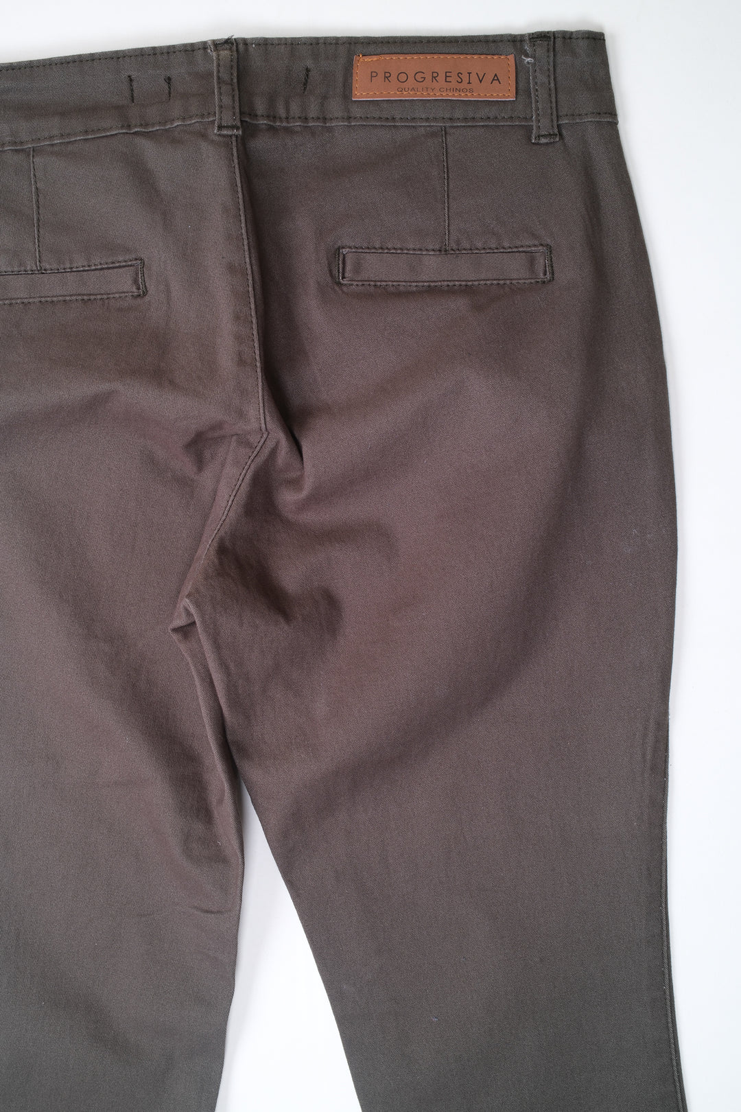 Pantalón de gabardina - verde oscuro