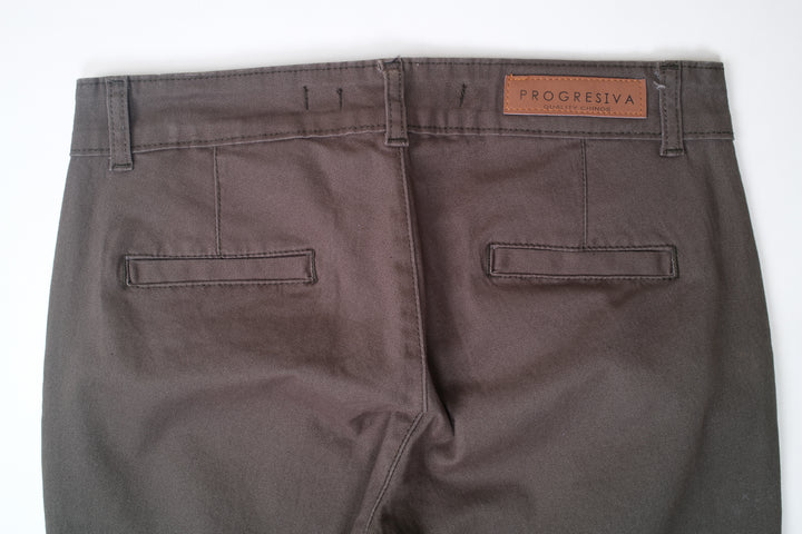 Pantalón de gabardina - verde oscuro
