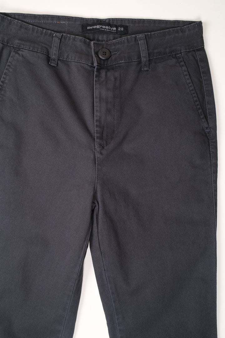 Pantalón de gabardina - gris oscuro