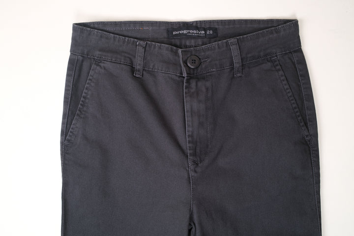 Pantalón de gabardina - gris oscuro