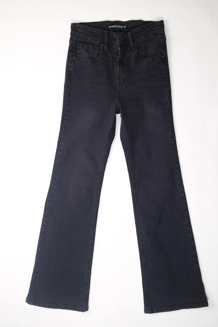 Jeans Pro acampanado stretch - gris oscuro