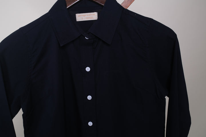 Blusa de botones - Azul