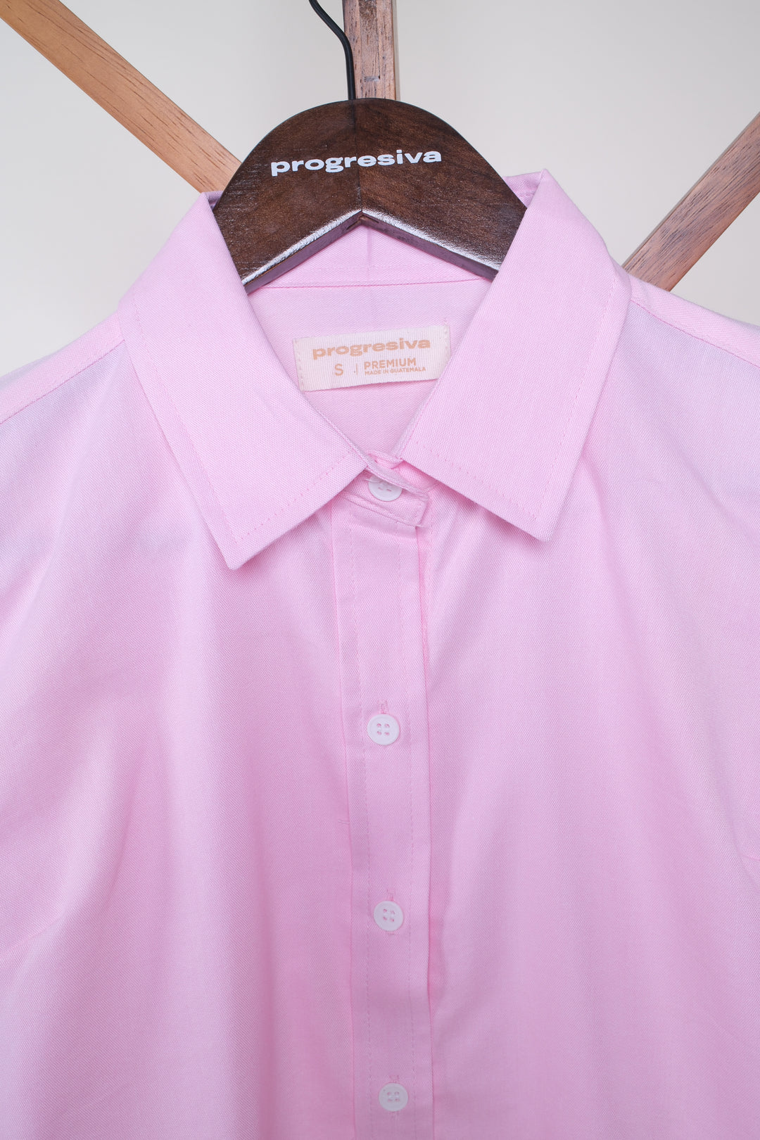 Blusa de botones - Rosa