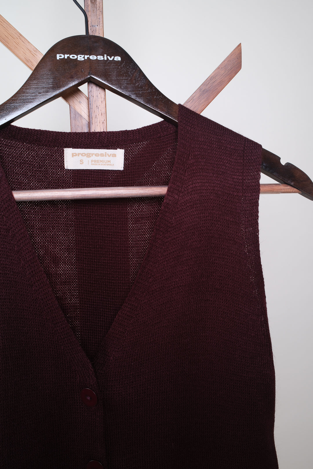 Chaleco Tejido - corinto