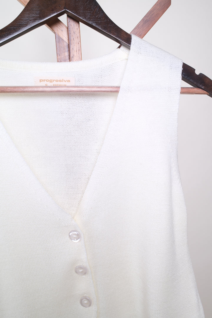 Chaleco Tejido - beige