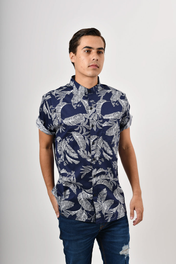 Camisa tropical de flores