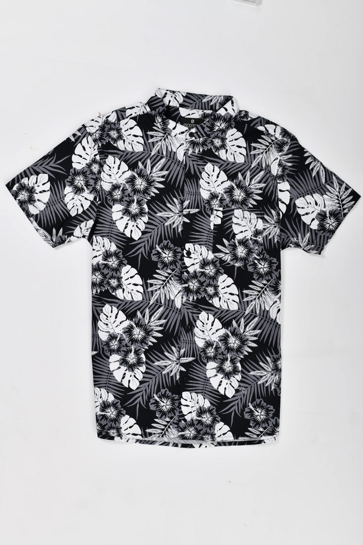 Camisa tropical de flores