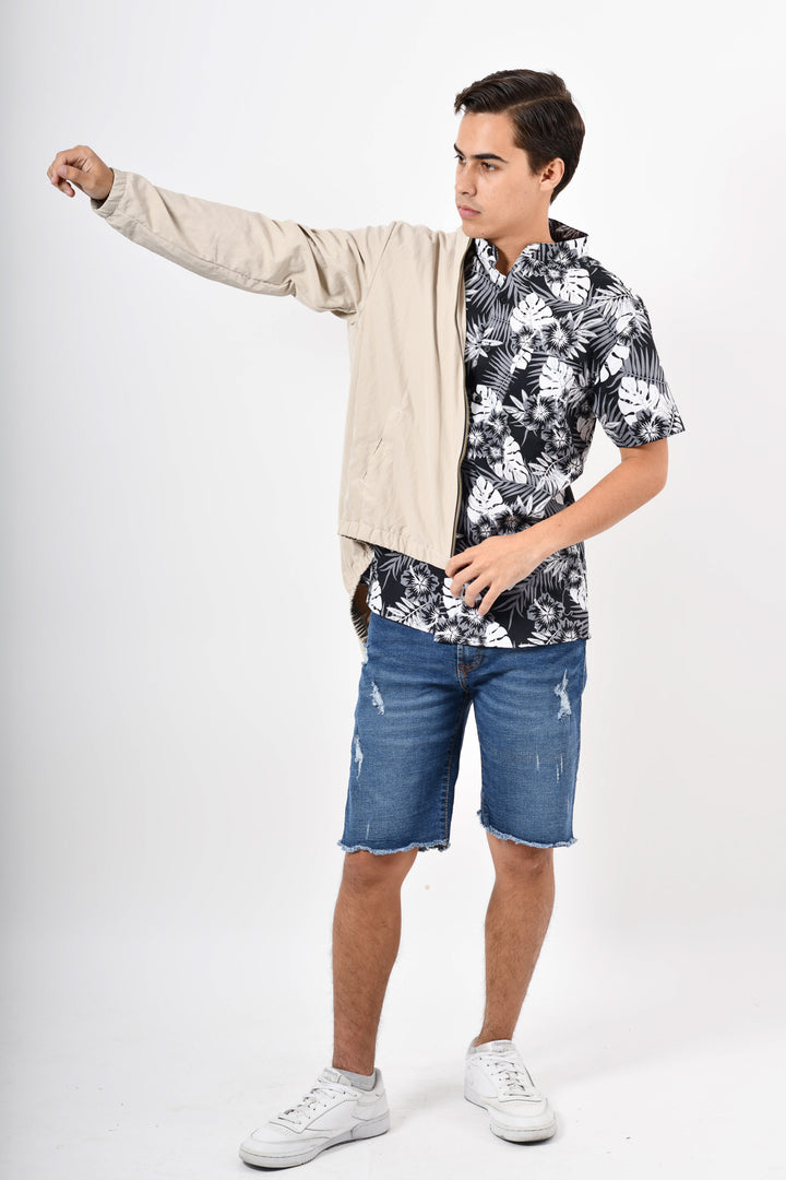 Camisa tropical de flores