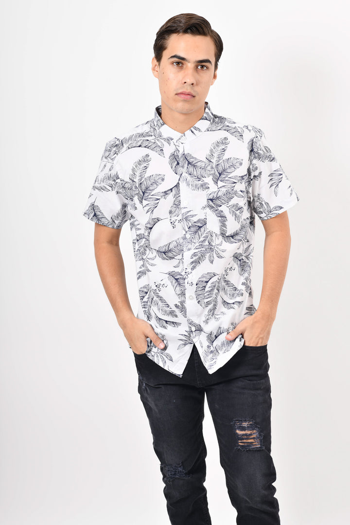 Camisa tropical de flores