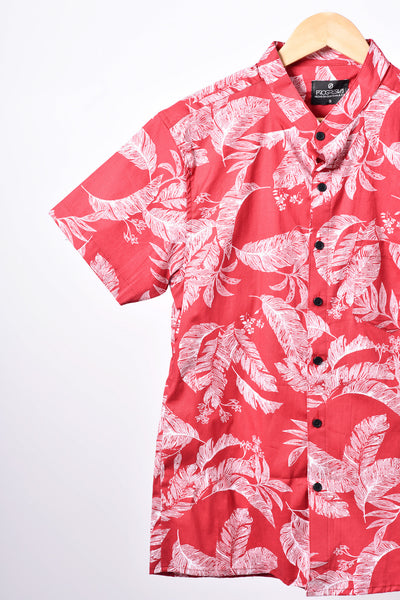 Camisa tropical de flores