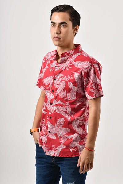 Camisa tropical de flores