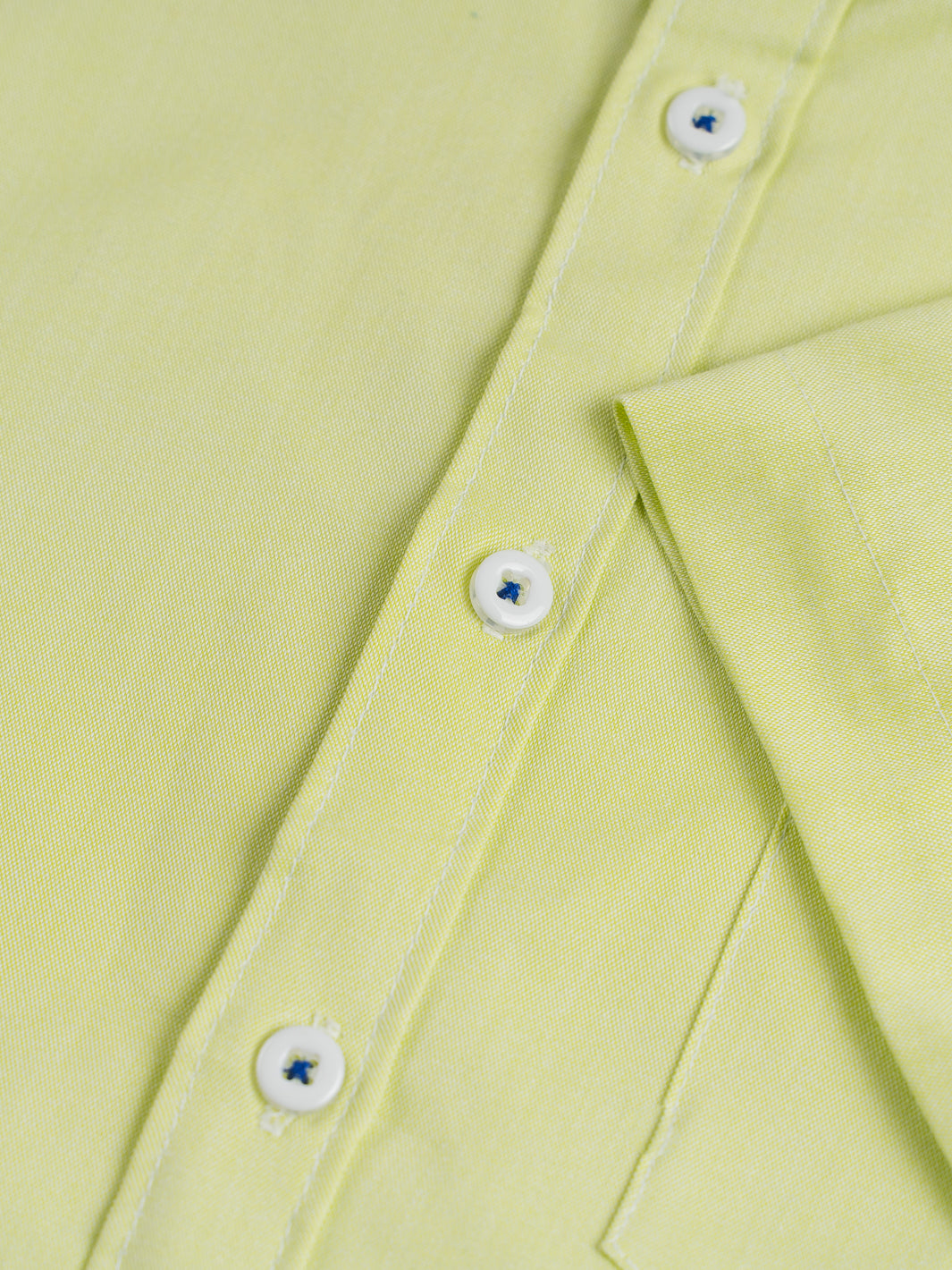 Camisa manga corta cuello normal - verde eléctrico