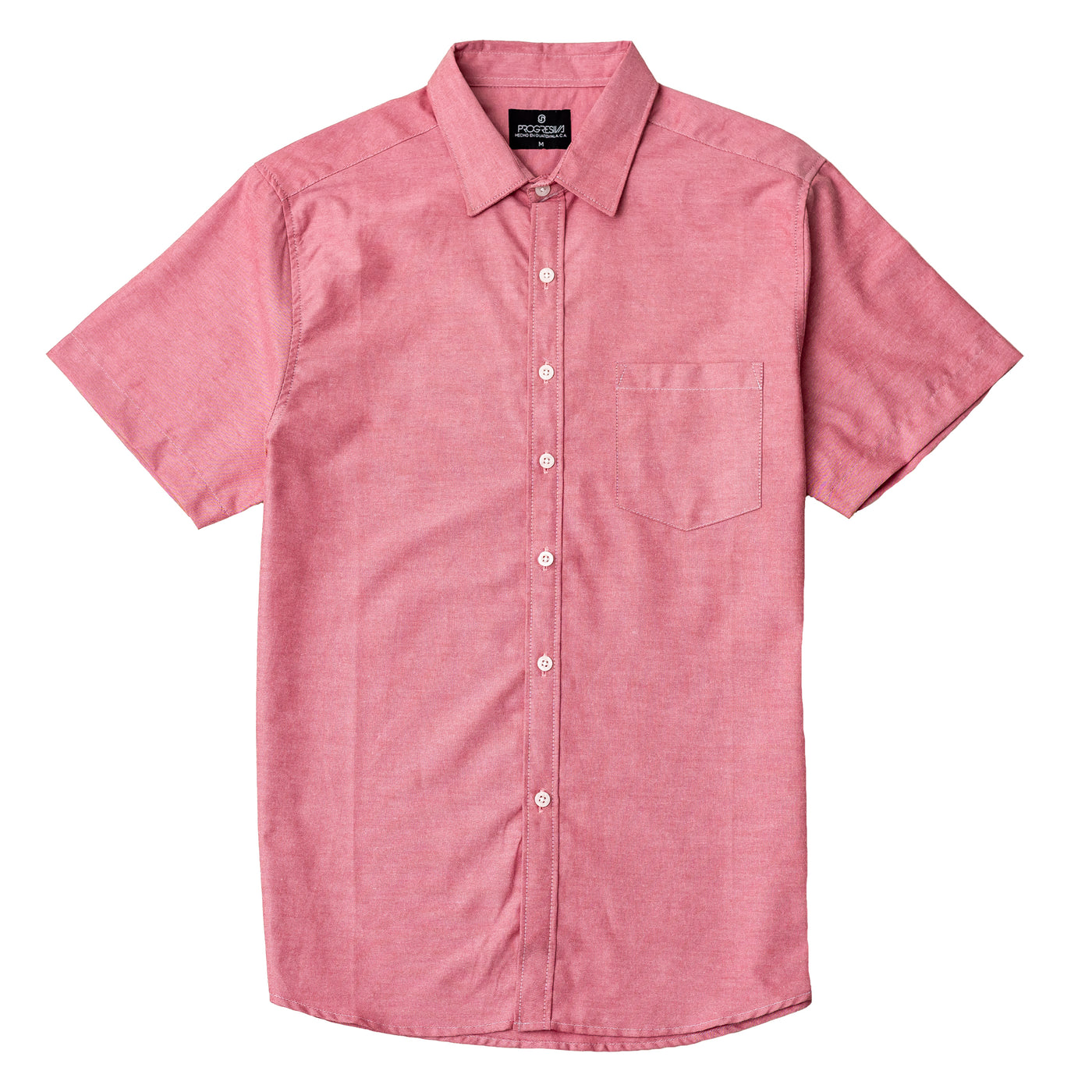 Camisa manga corta cuello normal - palo rosa claro